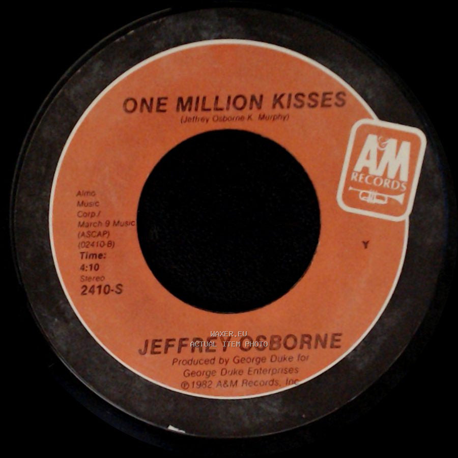 Jeffrey Osborne - One Million Kisses / I Really Don't Need No Light side A
