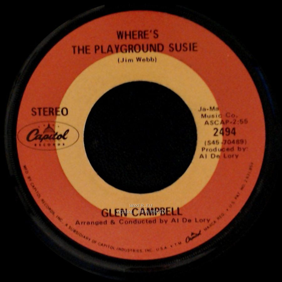 Glen Campbell - Where's The Playground Susie / Arkansas side A