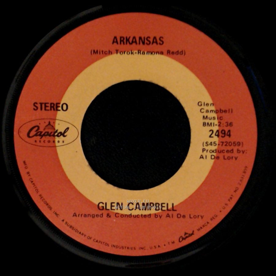 Glen Campbell - Where's The Playground Susie / Arkansas side B