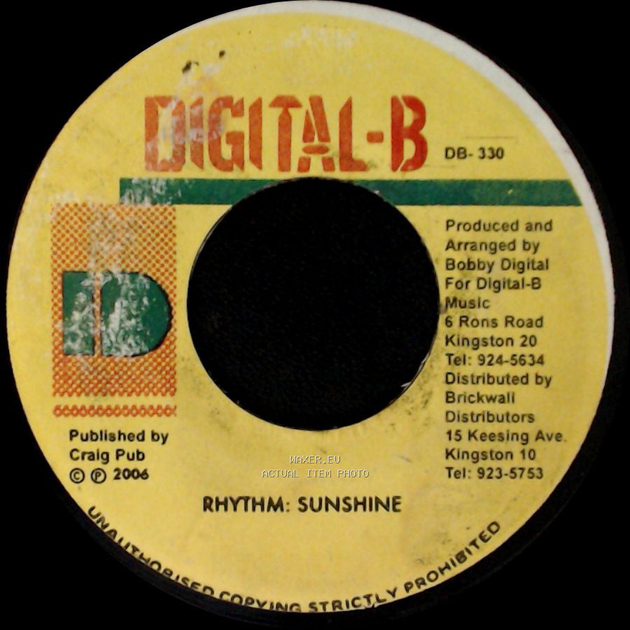 Turbulence - Rhythm: Sunshine / Freedom side A