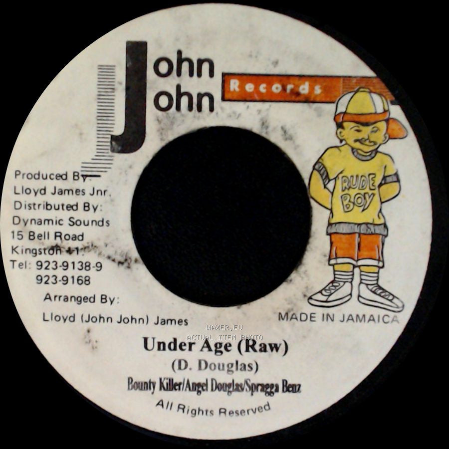 Bounty Killer/Angel Douglass/Spragga Benz - Under Age (Raw) / Under Age (Edited) side A
