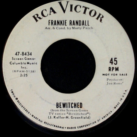 Frankie Randall - Bewitched / Tears And Kisses side A
