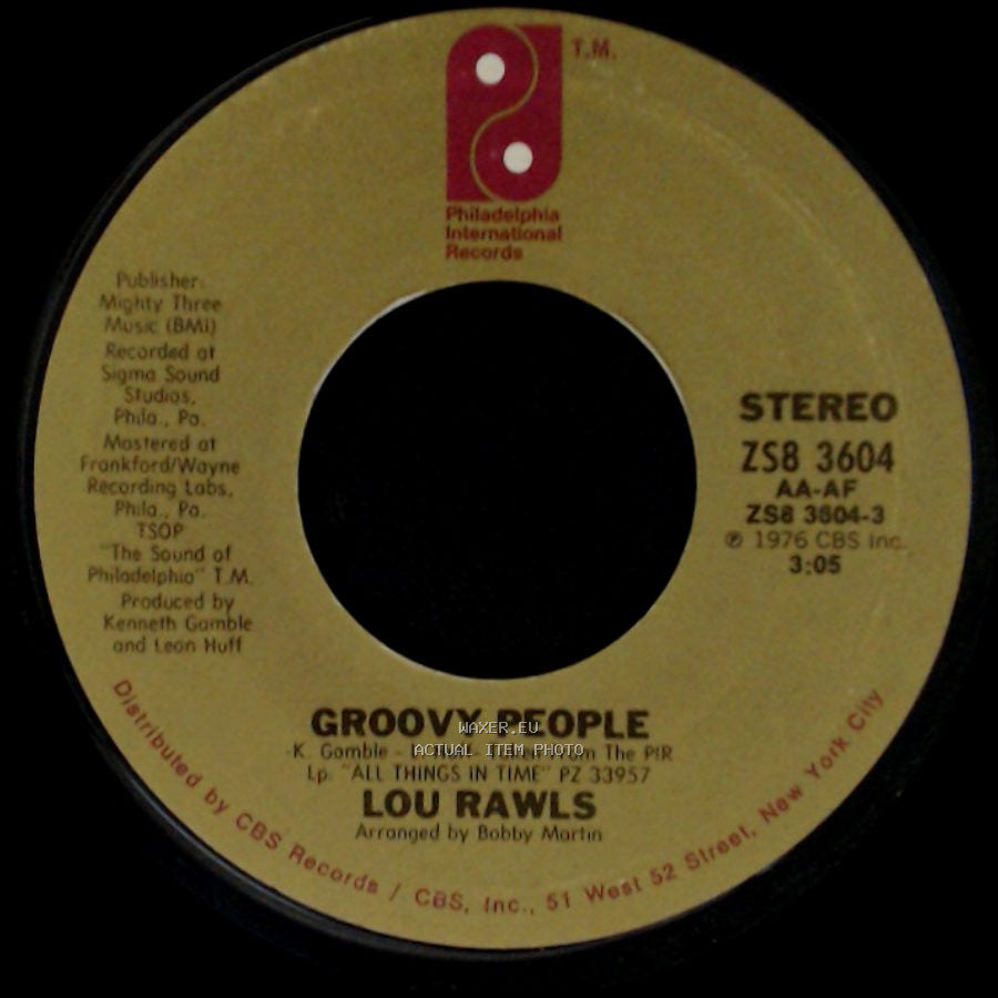 Lou Rawls - Groovy People / This Song Will Last Forever side A