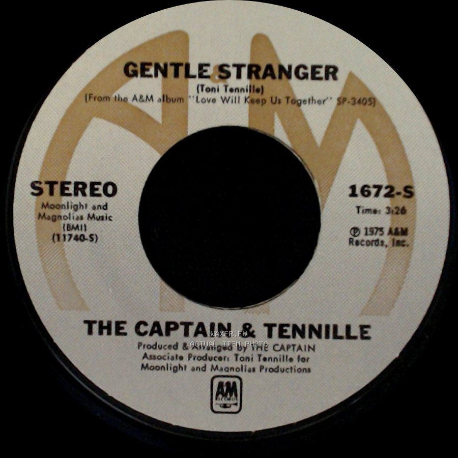 The Captain & Tennille - Gentle Stranger / Love Will Keep Us Together side A