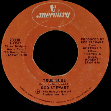 Rod Stewart - You Wear It Well / True Blue side B