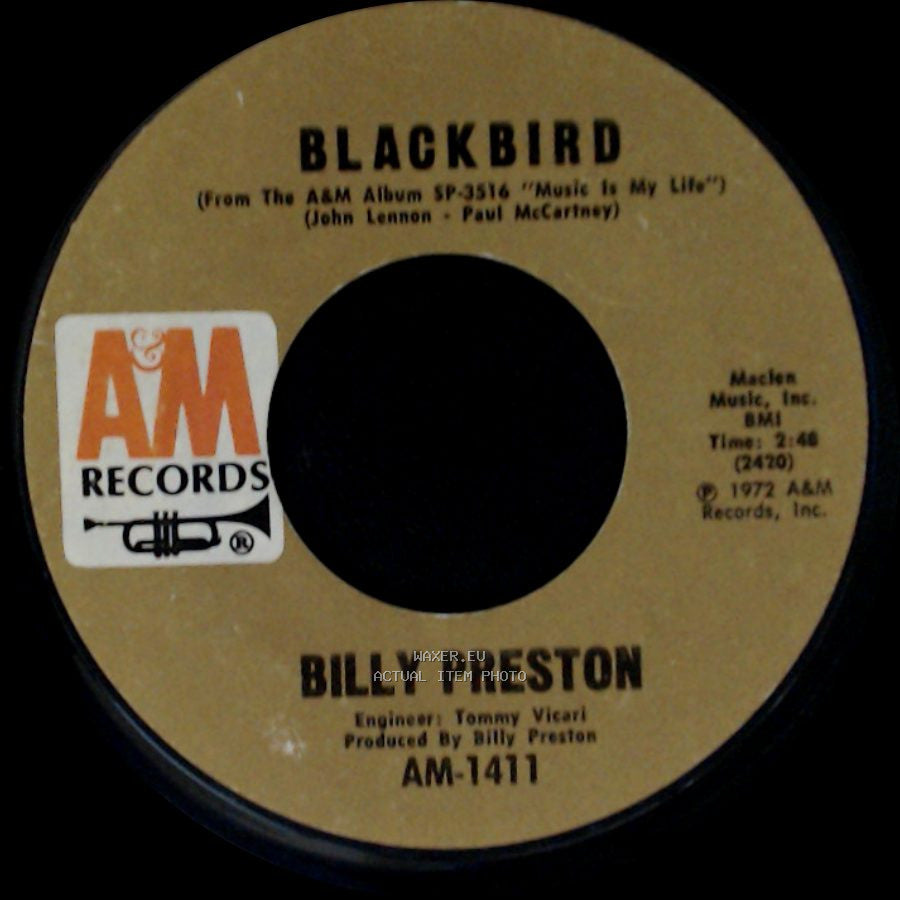 Billy Preston - Will It Go Round In Circles / Blackbird side B