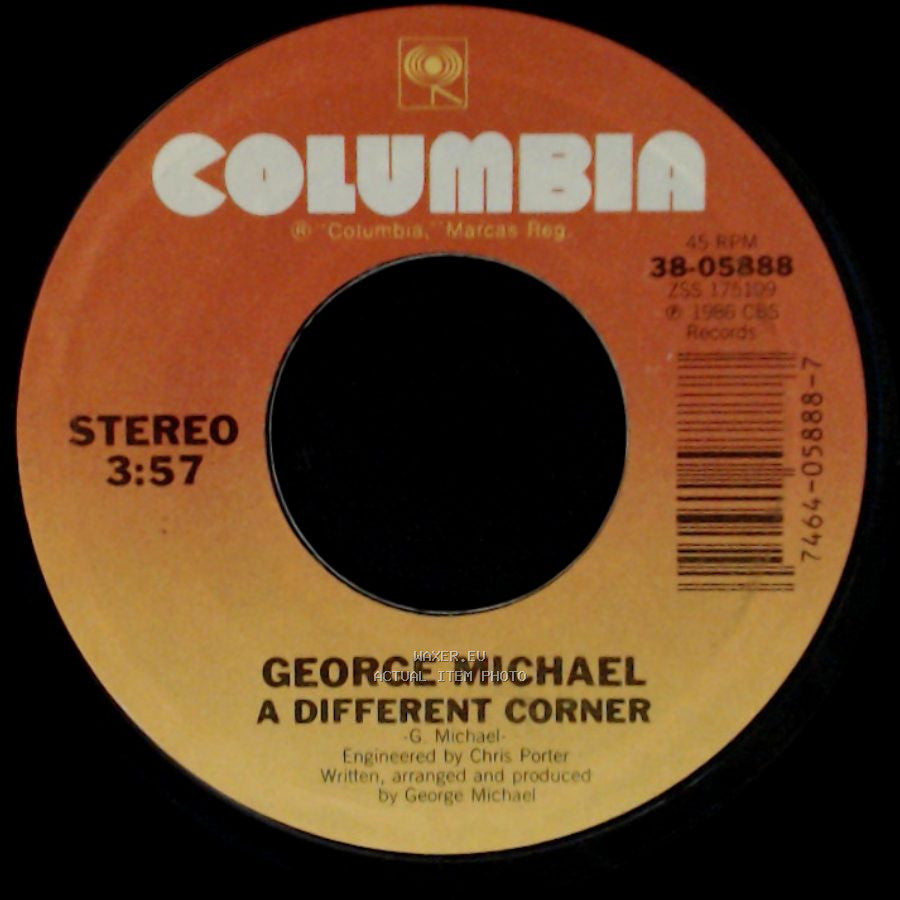 George Michael - A Different Corner / A Different Corner (Instrumental) side A