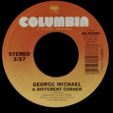 George Michael - A Different Corner / A Different Corner (Instrumental) side A