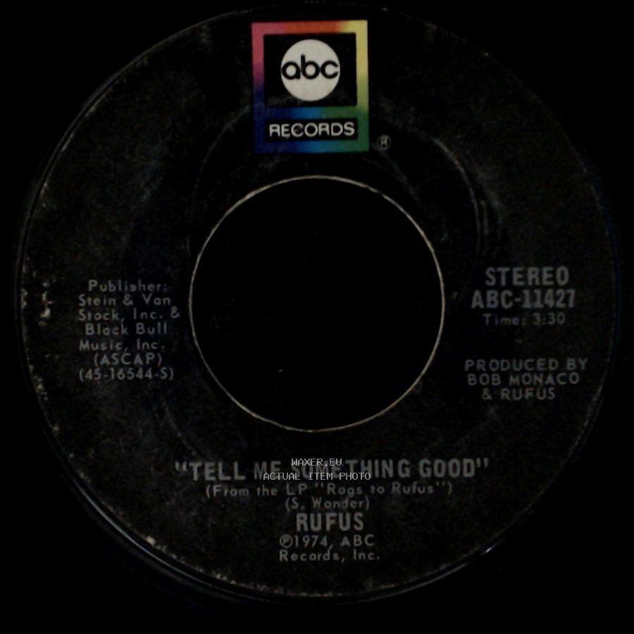 Rufus - Smokin' Room / Tell Me Something Good side B