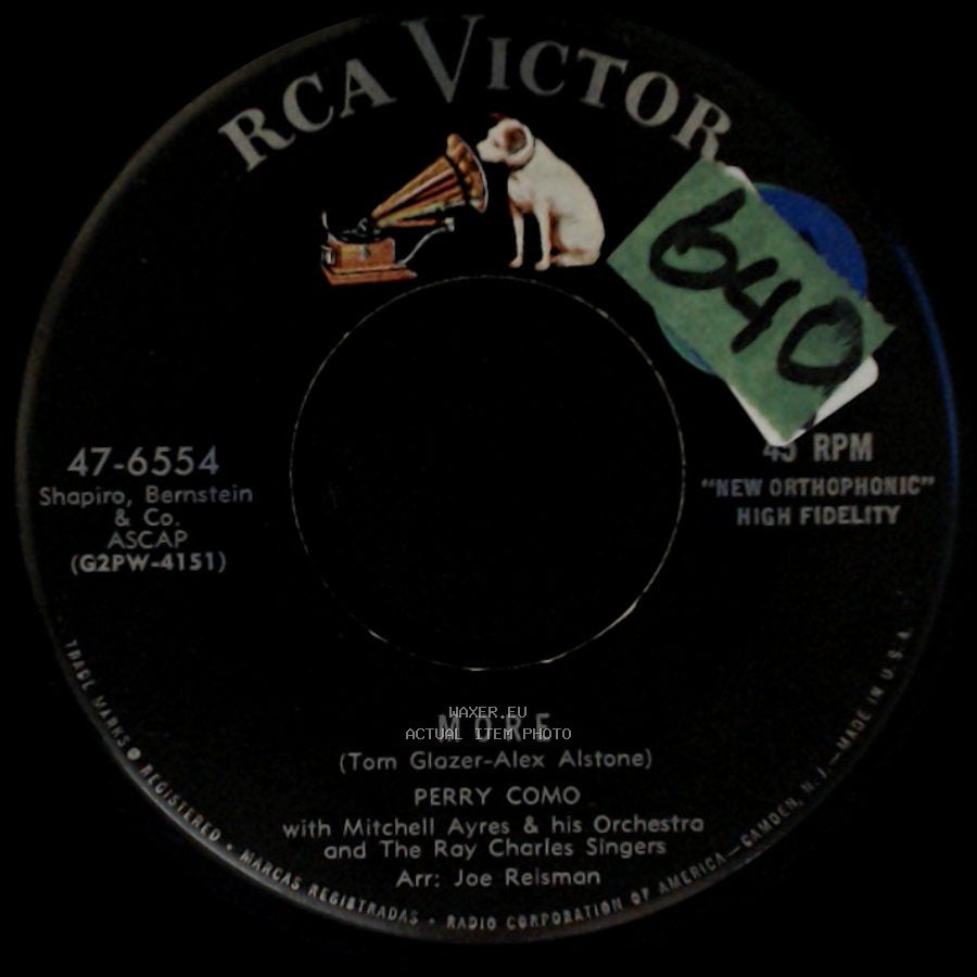 Perry Como - More / Glendora side A