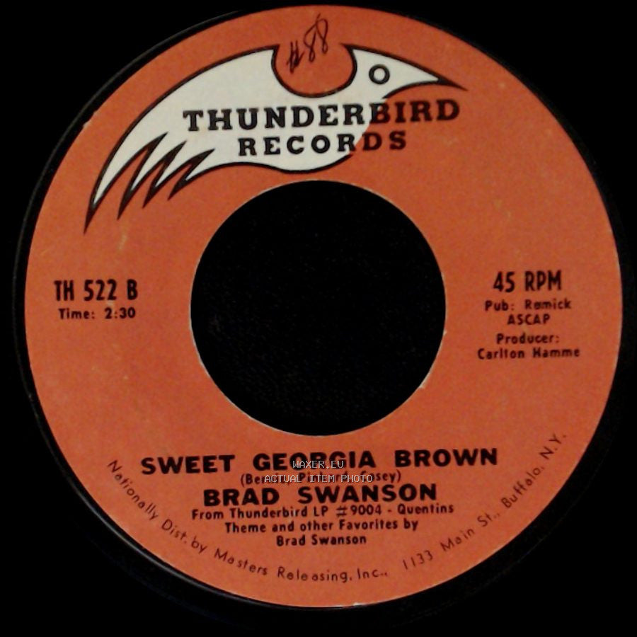Brad Swanson - Sweet Georgia Brown / Quentins Theme side A
