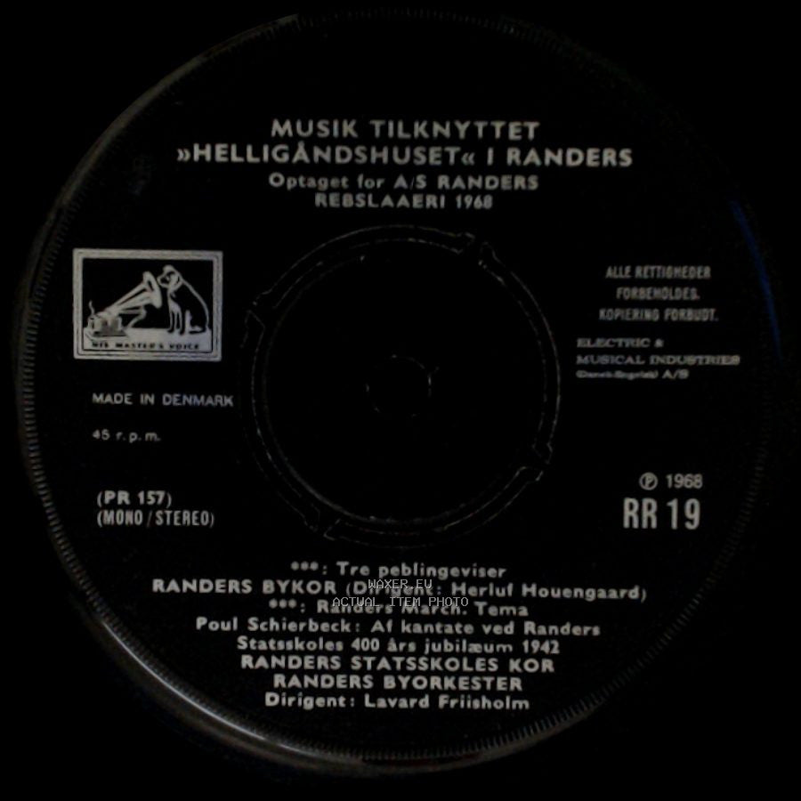Skuespillerinden Ellen Gottschalch - Konen Med Æggene / Musik Tilknyttet "Helligåndshuset" I Randers side B