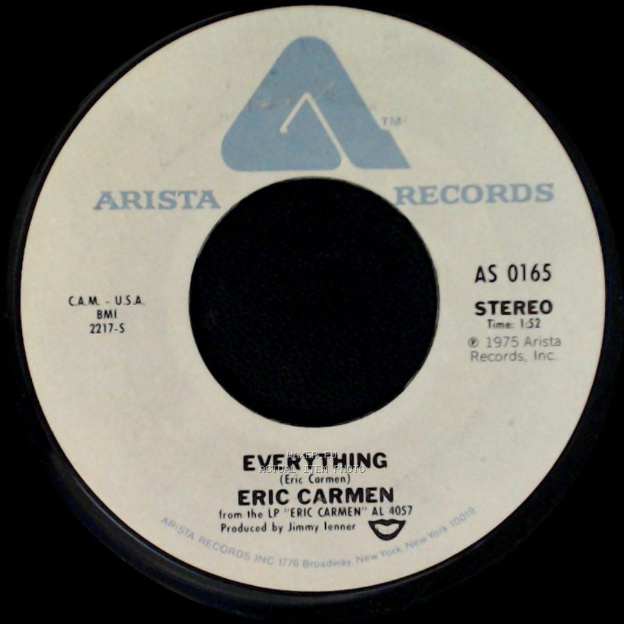 Eric Carmen - All By Myself / Everything side B