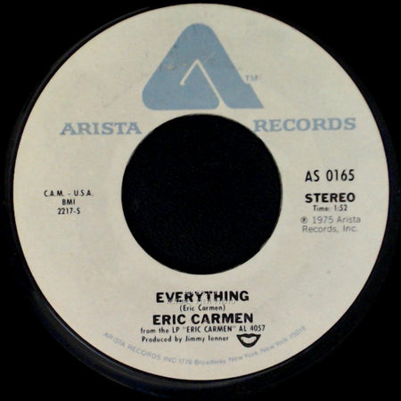 Eric Carmen - All By Myself / Everything side B
