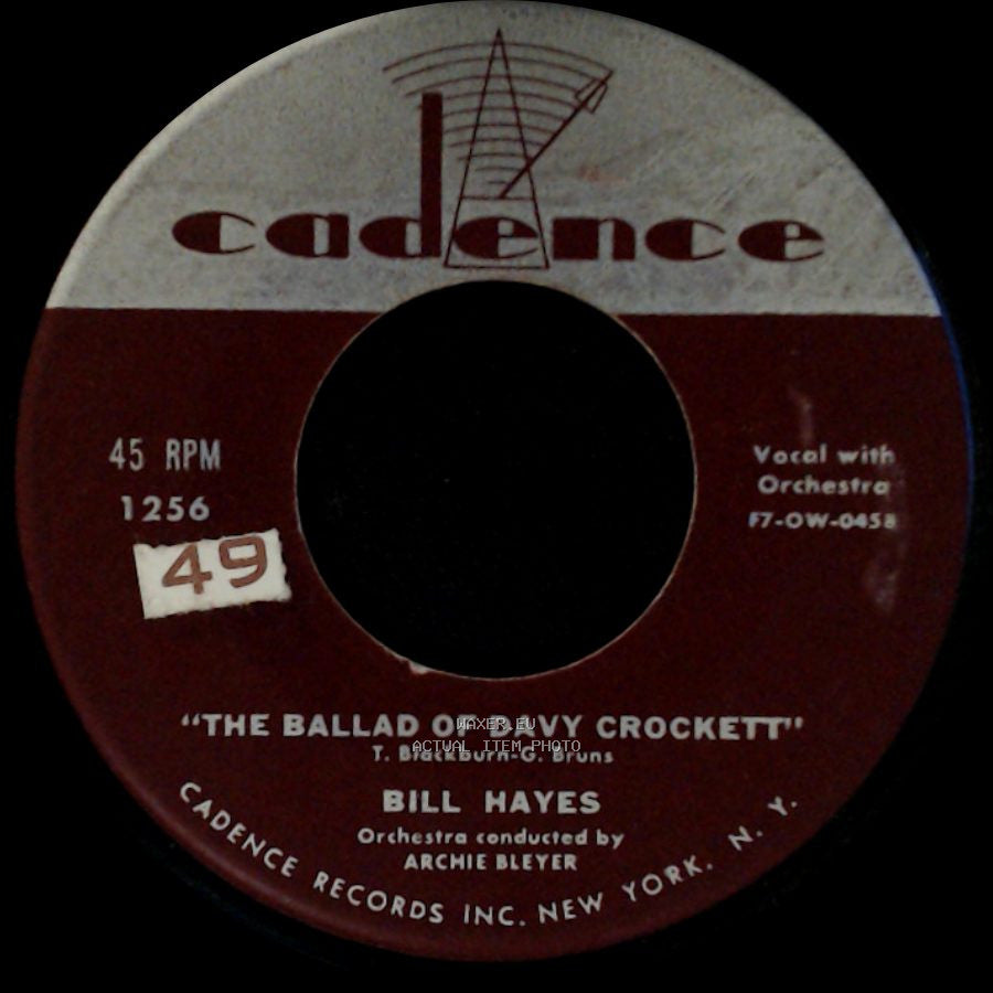 Bill Hayes - The Ballad Of Davy Crockett / Farewell side A