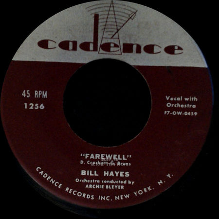 Bill Hayes - The Ballad Of Davy Crockett / Farewell side B
