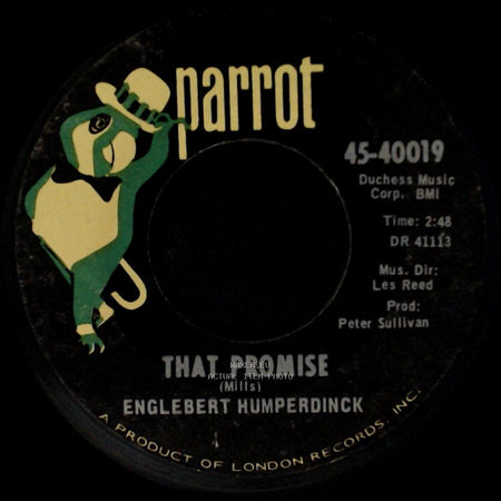Englebert Humperdinck - The Last Waltz / That Promise side B