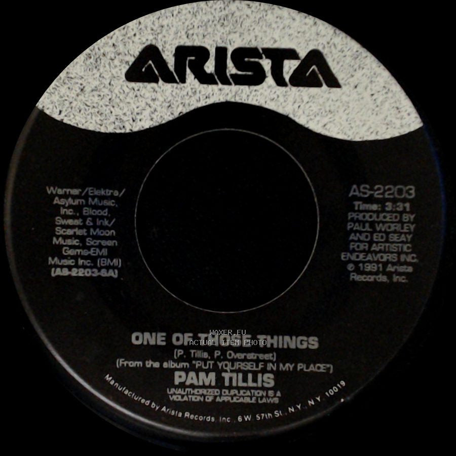 Pam Tillis - One Of Those Things / Already Fallen side A