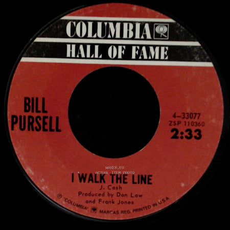 Bill Pursell - Our Winter Love / I Walk The Line side B