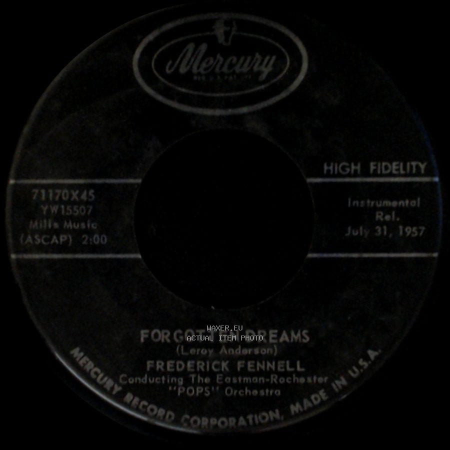 Frederick Fennell - Forgotten Dreams / Bugler's Holiday side A