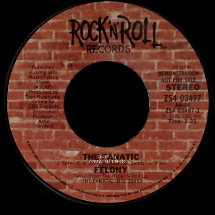 Felony - The Fanatic / The Fanatic side A