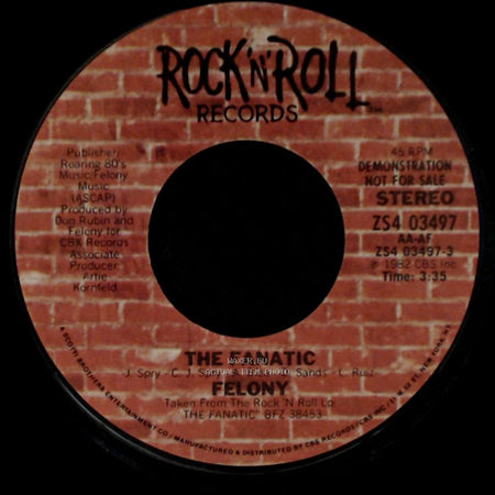 Felony - The Fanatic / The Fanatic side B