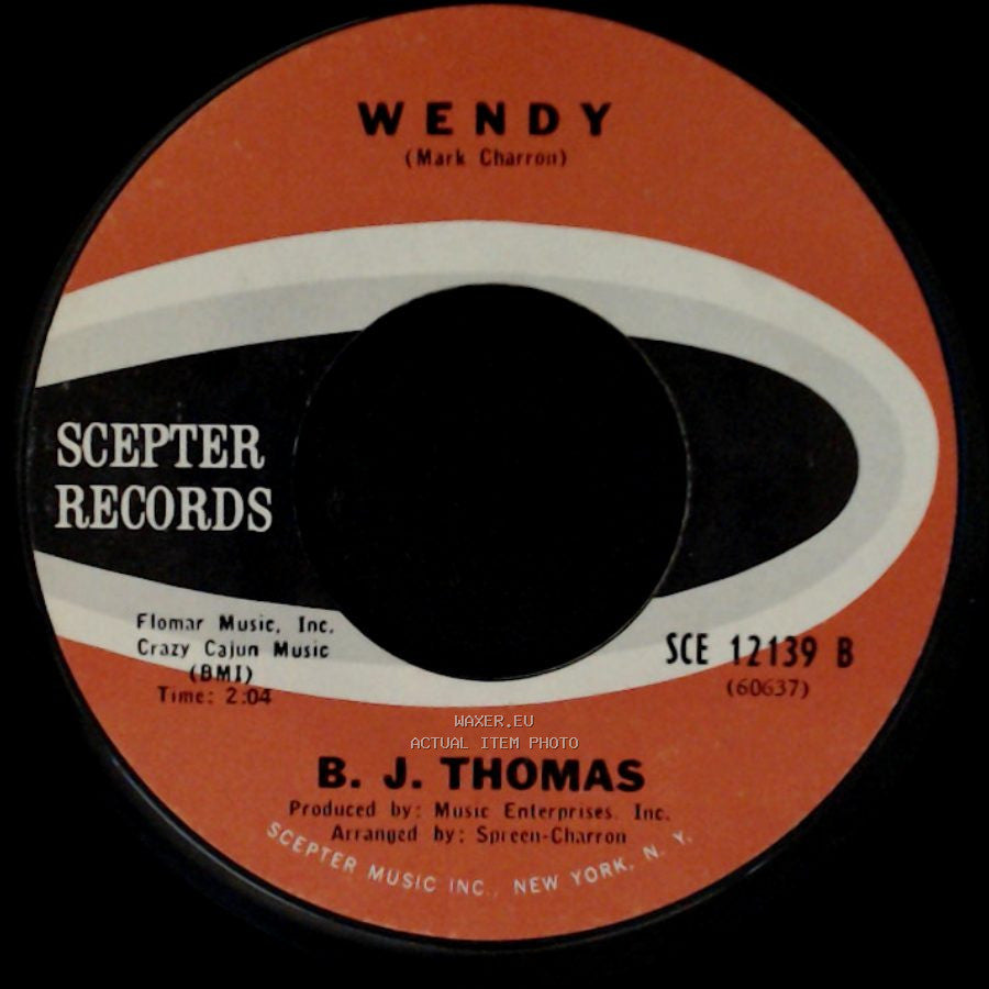 B. J. Thomas - Mama (Mark Charron) / Wendy side B