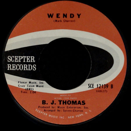 B. J. Thomas - Mama (Mark Charron) / Wendy side B