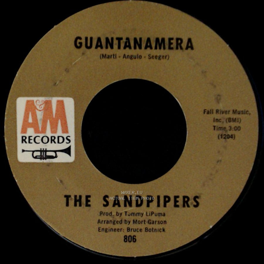 The Sandpipers - Guantanamera / What Makes You Dream, Pretty Girl? side A
