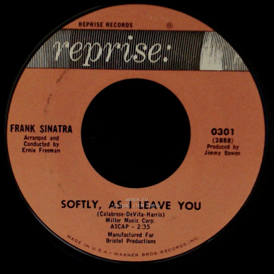 Frank Sinatra - Softly, As I Leave You / Then Suddenly Love side A