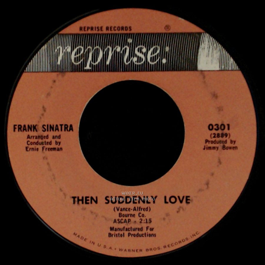 Frank Sinatra - Softly, As I Leave You / Then Suddenly Love side B