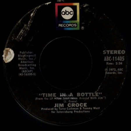 Jim Croce - Time In A Bottle / Hard Time Losin' Man side A