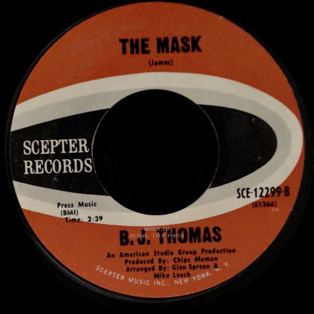 B. J. Thomas - The Mask / Most Of All side A