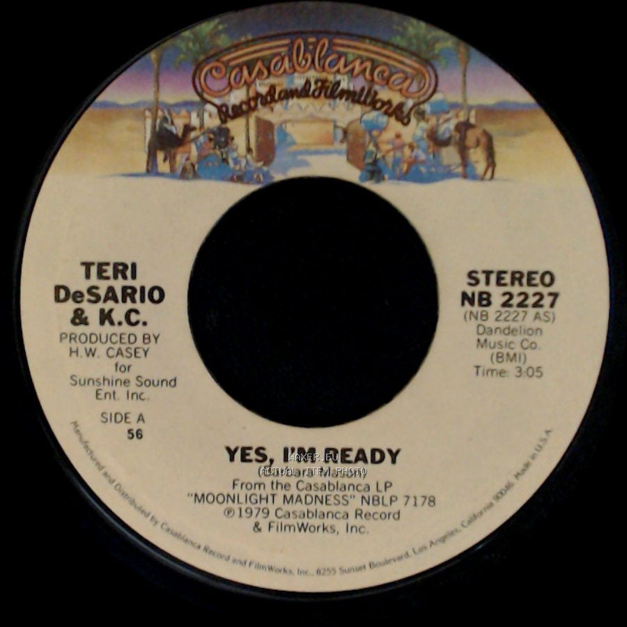Teri Desario & K.C. / Teri Desario - Yes, I'm Ready / With Your Love side A