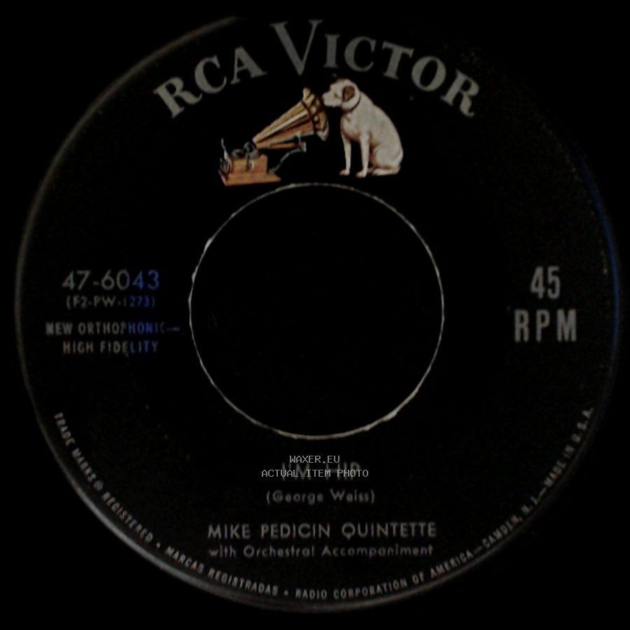Mike Pedicin Quintette - I Wanna Hug You, Kiss You, Squeeze You (That's What's The Matter With Me) / I'm Hip side B