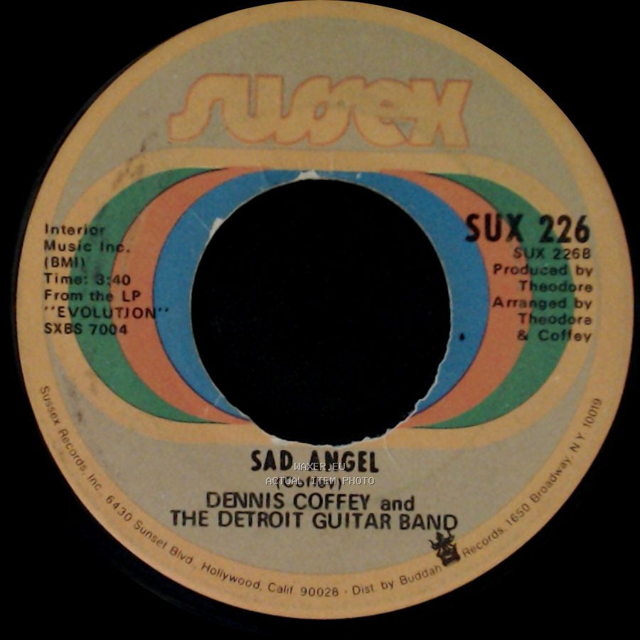 Dennis Coffey And The Detroit Guitar Band - Sad Angel / Scorpio side A