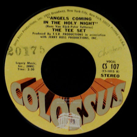 The Tee Set - Angels Coming In The Holy Night / Ma Belle Amie side A