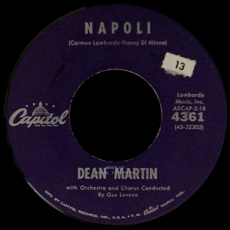 Dean Martin - Professor, Professor / Napoli side B