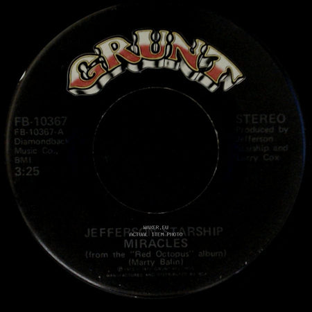 Jefferson Starship - Ai Garimasu (There Is Love) / Miracles side B