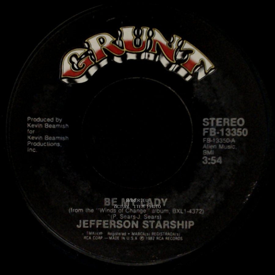 Jefferson Starship - Out Of Control / Be My Lady side B