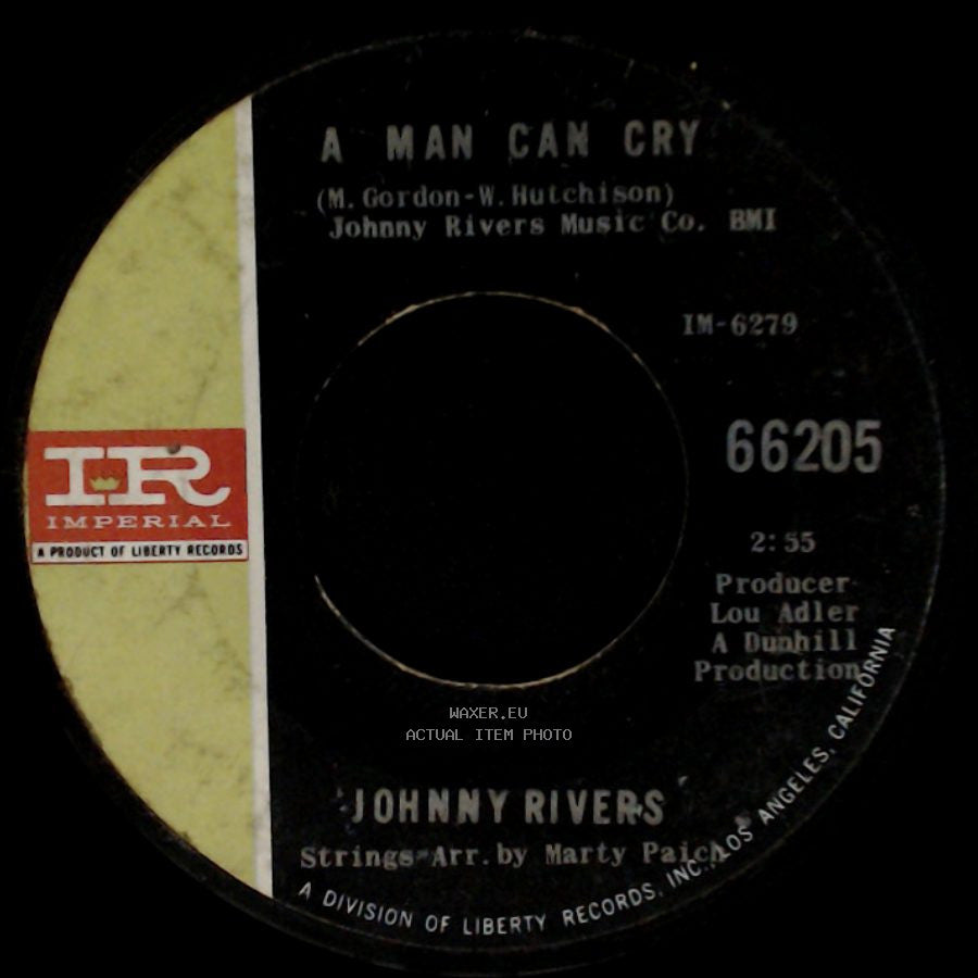 Johnny Rivers - A Man Can Cry / Poor Side Of Town side A