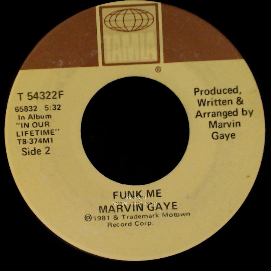 Marvin Gaye - Praise / Funk Me side B