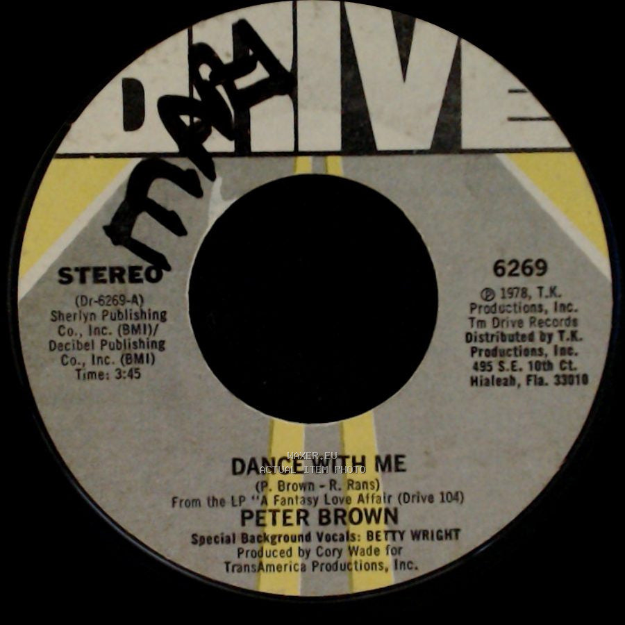 Peter Brown - Dance With Me / For Your Love side A