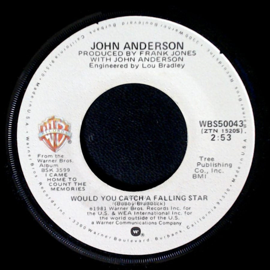 John Anderson - Would You Catch A Falling Star / I Danced With San Antone Rose side A