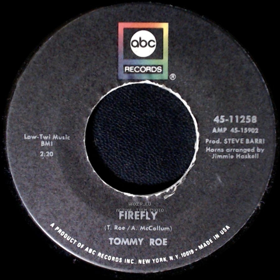 Tommy Roe - Stir It Up And Serve It / Firefly side B