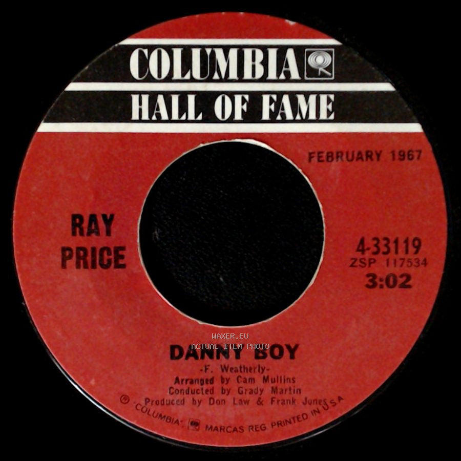 Ray Price - Danny Boy / I'm Still Not Over You side A