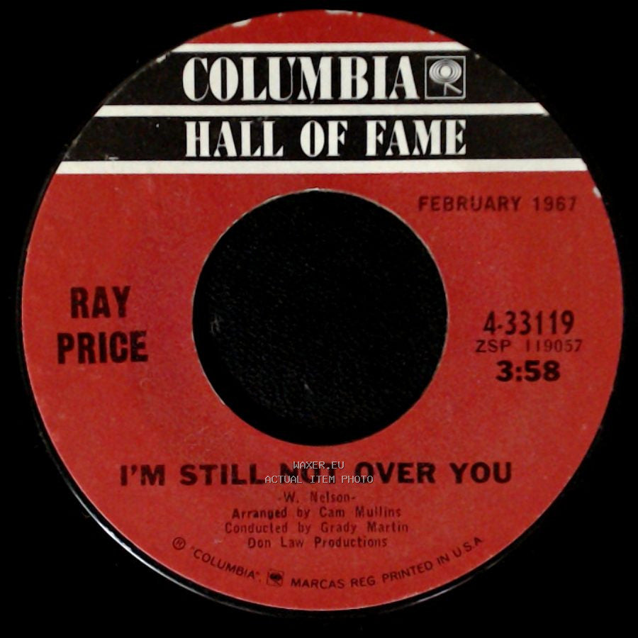 Ray Price - Danny Boy / I'm Still Not Over You side B