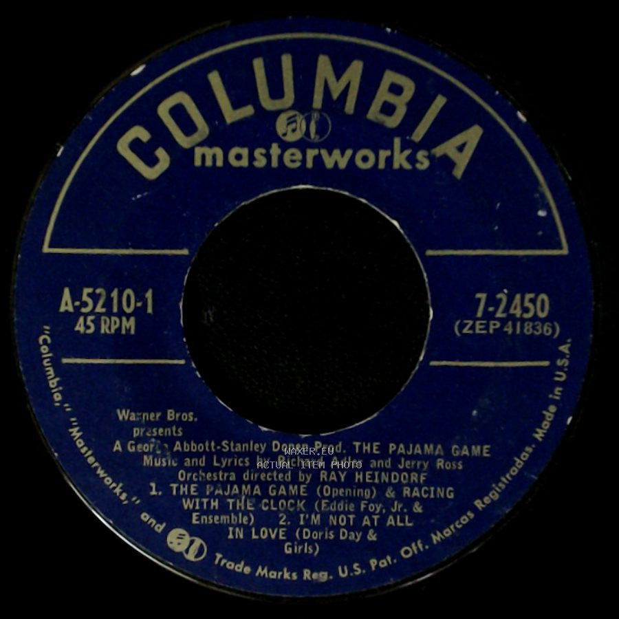 Unknown Artist - The Pajama Game / Unknown Title B side A