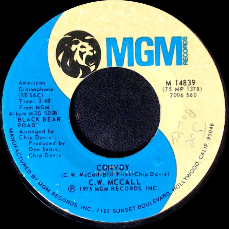 C.W. Mccall - Convoy / Long Lonesome Road side A