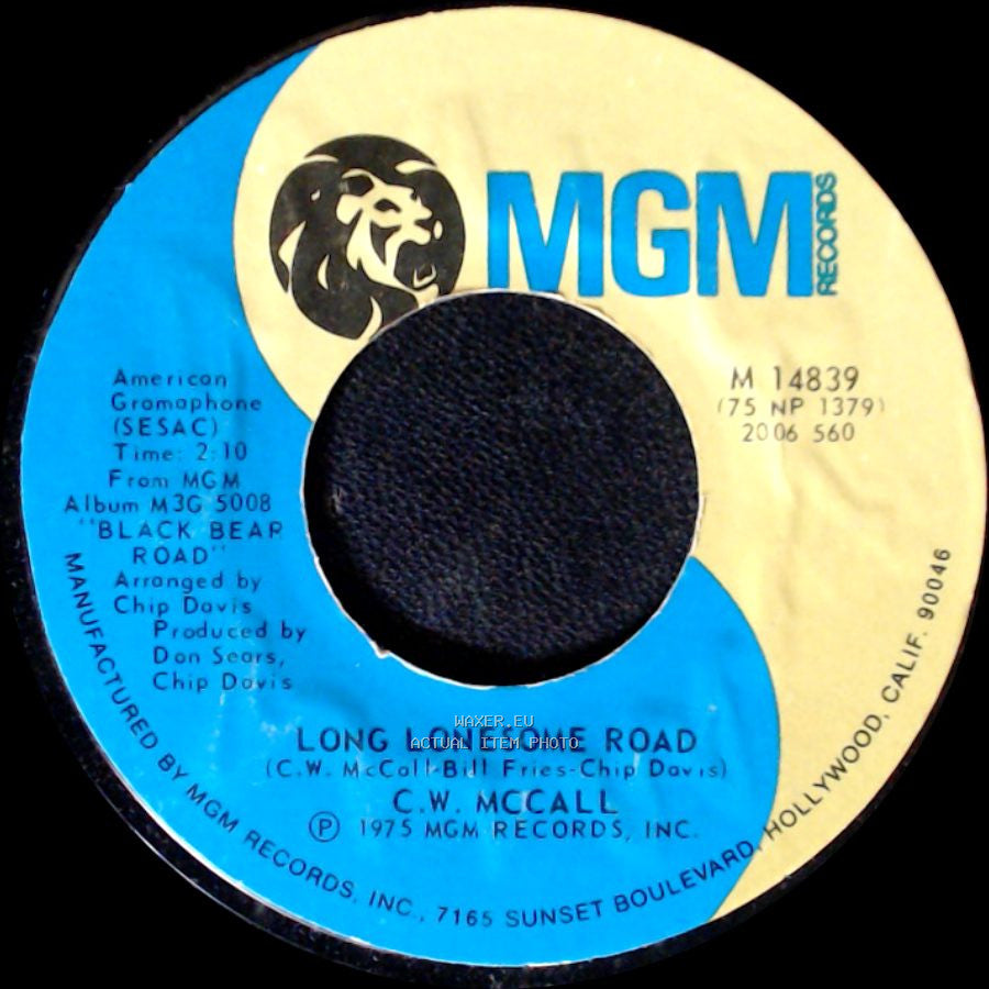 C.W. Mccall - Convoy / Long Lonesome Road side B